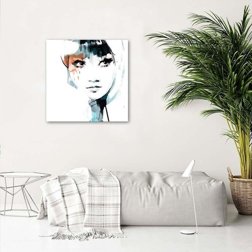 Plakat, Twarz kobiety 80x80 na Arena.pl