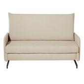 Sofa rozkładana beżowa BELFAST