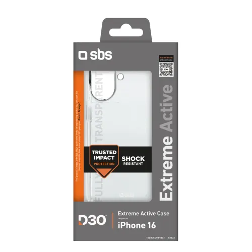 Etui SBS Extreme Active D3O do iPhone 16 - przezroczyste na Arena.pl