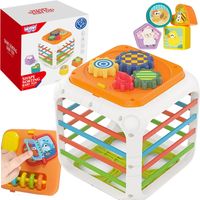 WOOPIE Kostka Edukacyjna Sorter 4w1 Kształty 18m+