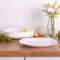 Talerz obiadowy płytki Altom Design White Harmony