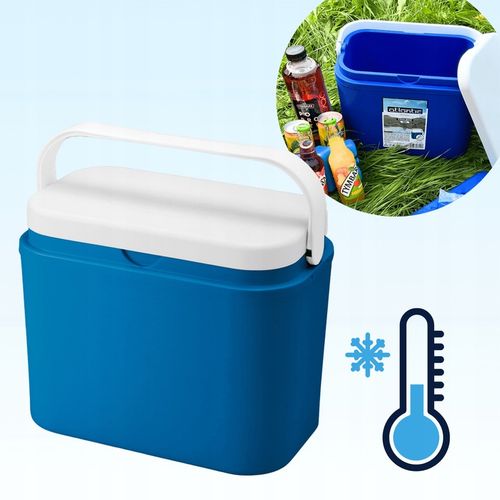 LODÓWKA TURYSTYCZNA 10L na WKŁADY MROŻĄCE do auta KAMPERA łodzi piknik na Arena.pl