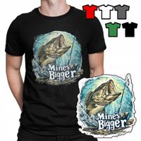KOSZULKA T-SHIRT MĘSKI WZORY WYBÓR - RYBY SZCZUPAKI WĘDKOWANIE HOBBY - L