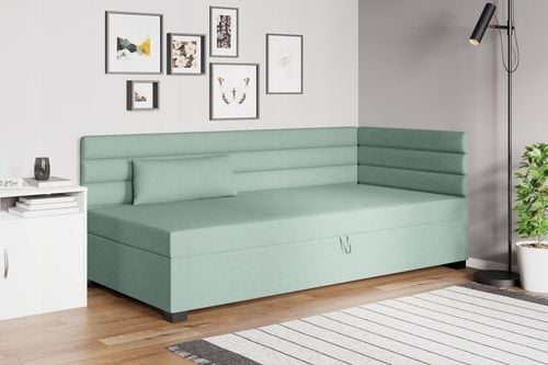 Tapczan pojedynczy łóżko z materacem Katrina 90 cm na Arena.pl