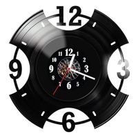 Zegar ścienny z płyty winylowej Cyfry 289.14