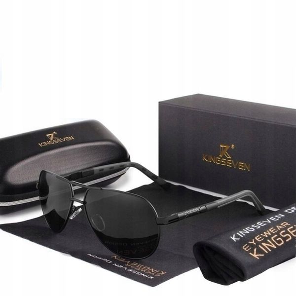 Okulary przeciwsłoneczne KINGSEVEN AVIATOR PILOTKI zdjęcie 1