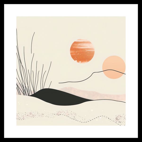 Plakat 40x40cm Miękkie Wzgórze zdjęcie 3