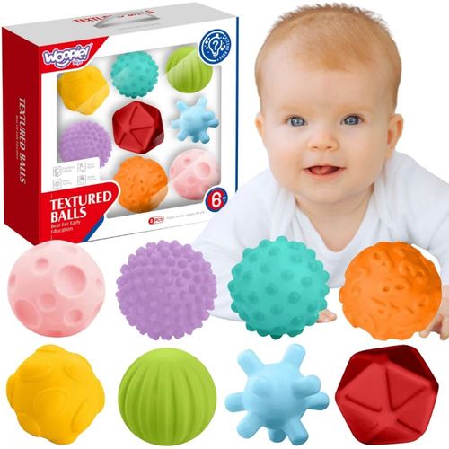 WOOPIE BABY Klocki Sensoryczne do Ściskania 8 el. na Arena.pl