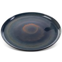 Patera dekoracyjna ze szkła SEVA 33X2 zielona