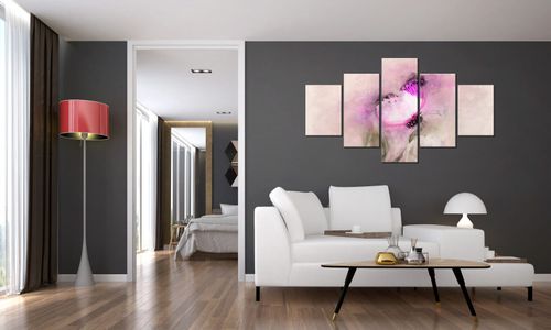Obraz Płótno 125X70 Motyl I Róża na Arena.pl