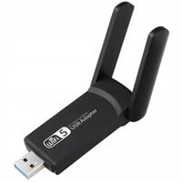 KARTA SIECIOWA WI-FI ADAPTER USB 3.0 1300Mbps 5GHz 2.4GHz DUAL Z ANTENAMI