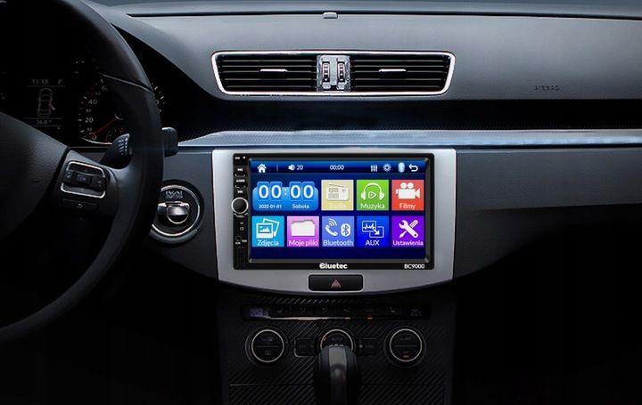 RADIO SAMOCHODOWE BLUETOOTH 2 DIN 7" RDS USB MICRO SD 4x50W KAMERA zdjęcie 15