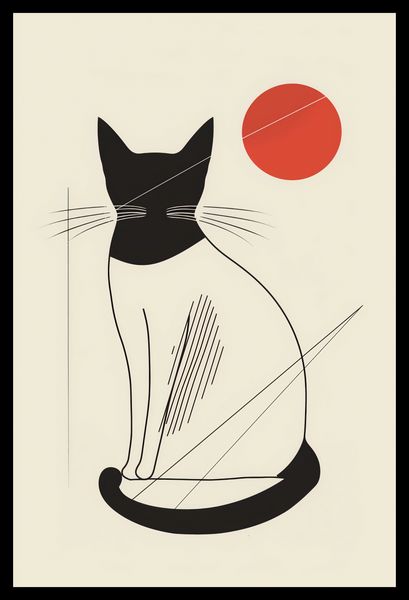 Plakat 30x45cm Czerwony Krąg zdjęcie 2