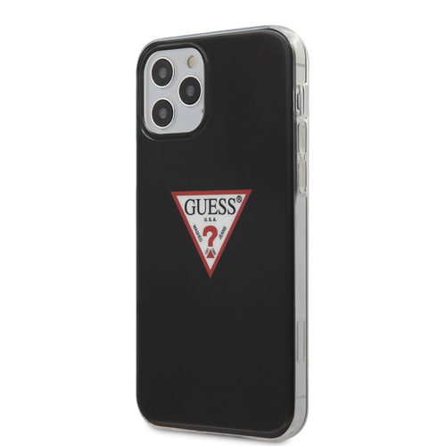 Guess Triangle Logo - Etui do iPhone 12 / iPhone 12 Pro (czarny) na Arena.pl