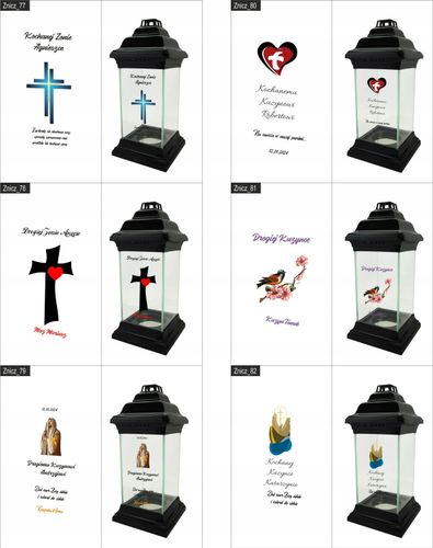 ZNICZ LAMPION WIELKANOCNY z grawerem UV dla TATY na Arena.pl