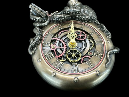 Ośmiornica na zegarze kolekcja Steampunk Veronese WU77802A4 na Arena.pl