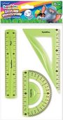 ZESTAW GEOMETRYCZNY 3EL. 15CM BAMBINO 3134