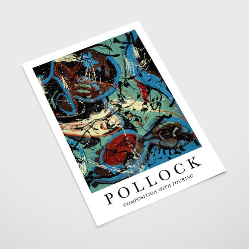 Plakat abstrakcje obrazy Pollock 40x50 cm na Arena.pl