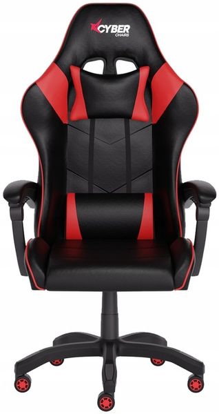 FOTEL GAMINGOWY CYBER CHAIRS X-LOGIC RED - BIUROWY zdjęcie 5