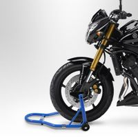 15897 Zestaw stojaków/podnośników do motoru Bituxx niebieski przód tył