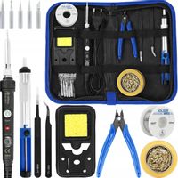 LUTOWNICA PRECYZYJNA KOLBOWA S601A 60W Z REGULACJĄ TEMPERATURY ZESTAW 15w1