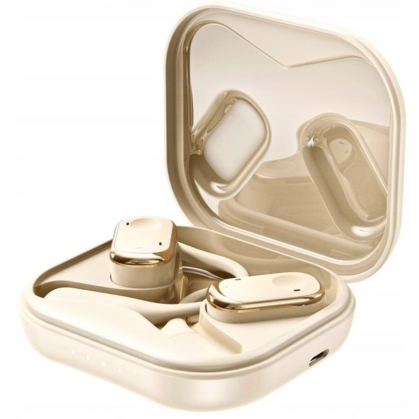 SŁUCHAWKI bezprzewodowe ZAUSZNE TWS Y30 z ENC IDEALNE do biegania i Rozmów zdjęcie 7