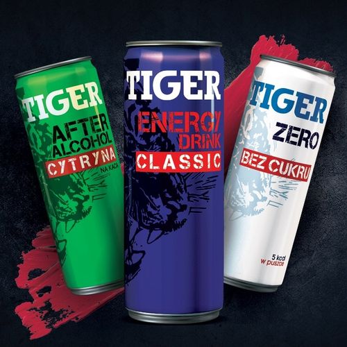 Napój energetyczny Tiger Energy Drink bez cukru 12x250ml na Arena.pl