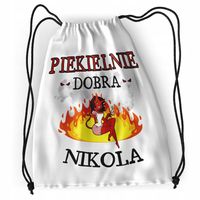 Plecak Dla Nikoli Sportowy Szkolny Worek Torba Z Nadrukiem Ze Zdjęciem