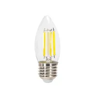 Żarówka LED Filament C35 E27 8W 880 lm zimna do biura energoszczędna