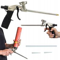 PISTOLET PREMIUM do piany montażowej pianki WYTRZYMAŁY METALOWY Bauhus