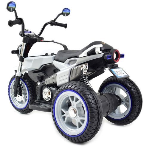 WIELKI MOTOR NA AKUMULATO, ŚWIECĄCE KOŁA PANEL DŹWIĘKI SKÓRA 8188FL na Arena.pl