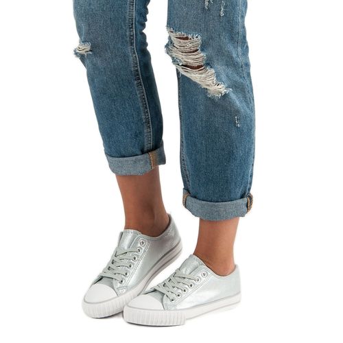 Srebrne trampki r.40 na Arena.pl