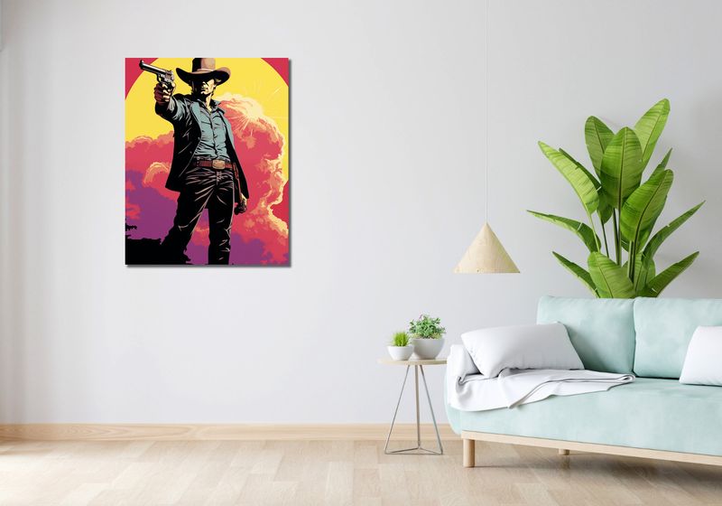 Obraz 70x90cm Strzelec z Epoki zdjęcie 2