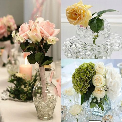 Kulki żelowe do kwiatów HYDROŻELOWE ziema hydrożel - bezbarwne 50000 sztuk na Arena.pl