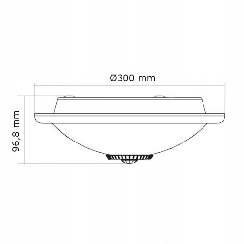 PLAFON LED LAMPA SUFITOWA CZUJNIK RUCHU ZMIERZCHU + 2x ŻARÓWKA E27 LED na Arena.pl