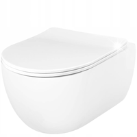 MISA WISZĄCA WC REA EDDY N TORNADO RIMLESS PODWIESZANA BIAŁA 52,5x36 cm
