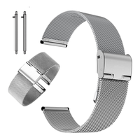 Pasek do zegarka smartwatcha bransoleta 22mm uniwersalny srebrny KOLORY