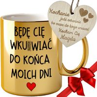 PREZENT NA DZIEŃ KOBIET ZESTAW KUBEK ZAWIESZKA PREZENT DLA MĘŻA ŻONY GRAWER