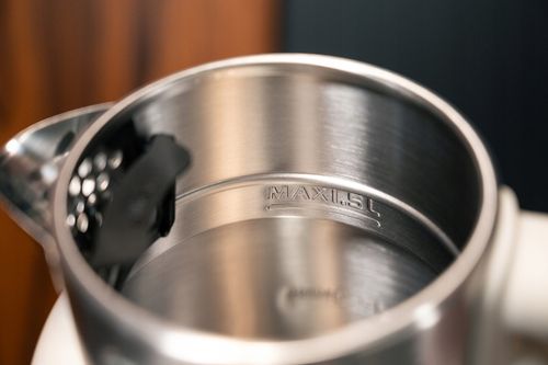 CZAJNIK ELEKTRYCZNY BEZPRZEWODOWY STALOWY RETRO DŹWIĘK BEŻOWY 2200W 1,5L na Arena.pl