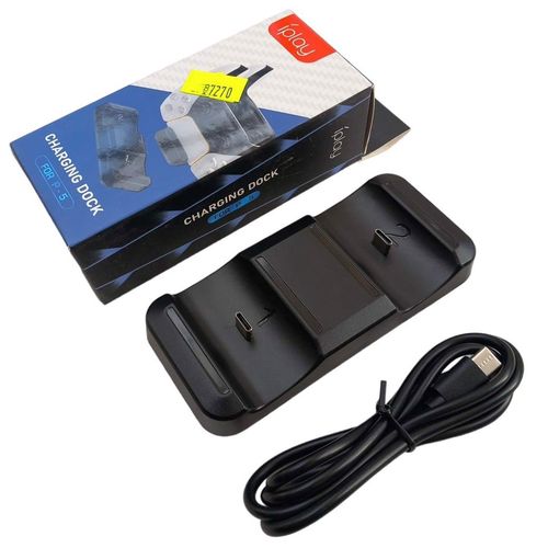 Ładowarka Stacja Dokująca Do Kontrolera Ps5 Czarna na Arena.pl