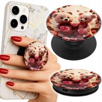 Uchwyt do telefonu Popsocket na palce/stojak MISIE LOVE YOU SERCA