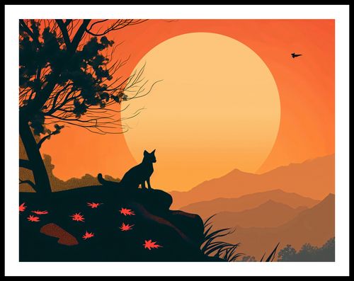 Plakat 65x50cm Kocie Wzgórze na Arena.pl