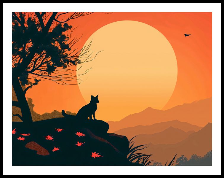 Plakat 65x50cm Kocie Wzgórze zdjęcie 3