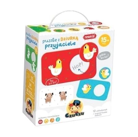 PUZZLE Z DZIURKĄ PRZYJACIELE 15M+ zdjęcie 1
