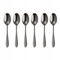 Sambonet Zestaw komplet 6 szt łyżeczek Velvet PVD 2Black do espresso
