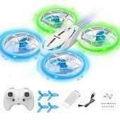 Dron RC Z Diodami LED Do Latania W Nocy Dla Dzieci Quadcopter Helikopter