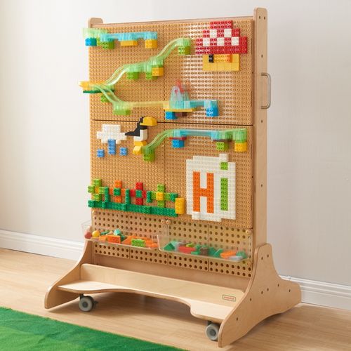 MASTERKIDZ Drewniana Tablica STEM Wolnostojąca + Akcesoria na Arena.pl
