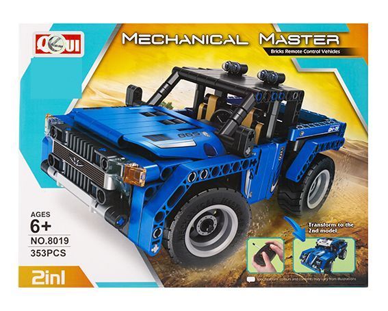 Klocki konstrukcyjne auto 2w1 sterowane zdjęcie 1