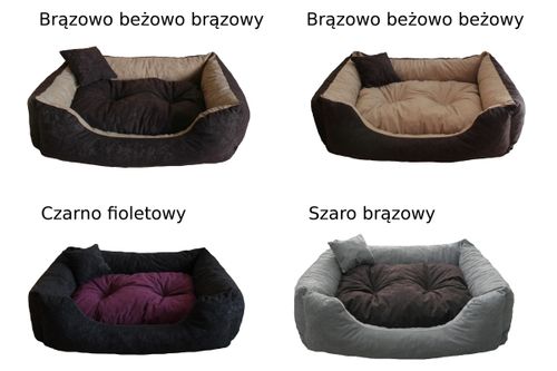 Legowisko kanapa dla psa 80x60 XL na Arena.pl