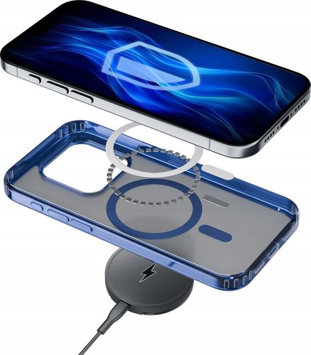 Apple iPhone 12 Pro Max - 3mk Frosty MagCase Blue na Arena.pl